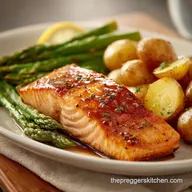 One-Pan Garlic Butter Baked Salmon