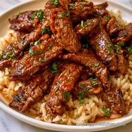 Chipotle Beef Garlic Rice Bowl for 4