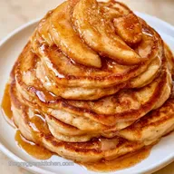 Fluffy EggFree Apple Pancakes