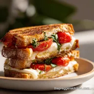 Grilled Caprese Sandwich: Crispy and Melty