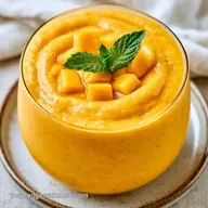 Mango Ginger Smoothie in 5 Minutes