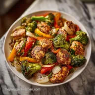 Chicken and Veggies: Roasted Skillet for 4