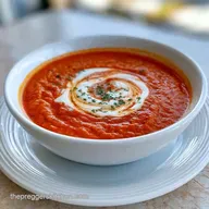 Creamy Roasted Bell Pepper Soup