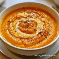 Roasted Butternut Ginger Soup for 6