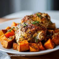 Roasted Chicken and Sweet Potatoes for Meal Prep
