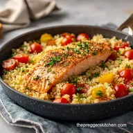 Nourishing Pregnancy Meal with Salmon: Crispy and Silky