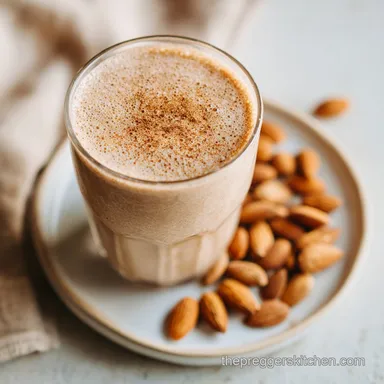 Pregnancy Heartburn Relief Almond Milk Smoothie in 5 Minutes