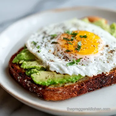 Gestational Diabetes Breakfast Idea with Avocado and Eggs in 10 Minutes