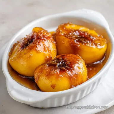 Baked Peaches With Brown Sugar