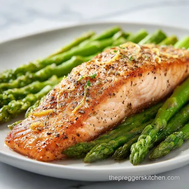 Baked Salmon Dinner in 25 Minutes Recipe Card