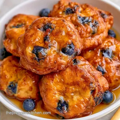 Banana Blueberry Fritters in 20 Minutes