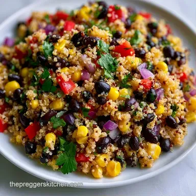 Black Bean Quinoa Salad in 30 Minutes Recipe Card