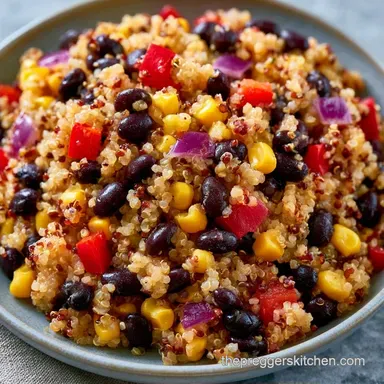 Black Bean Quinoa Salad in 30 Minutes