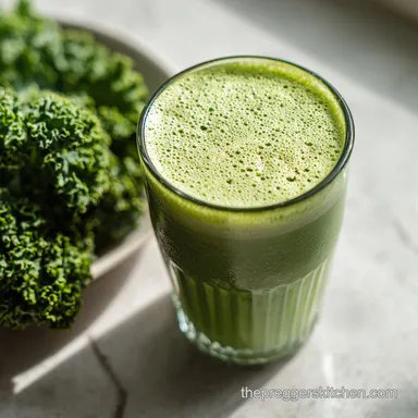 Calcium Packed Kale Smoothie in 8 Minutes
