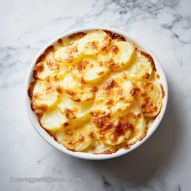 Scalloped Potatoes with White Cheddar in 1 Hour 30 Minutes Recipe Card