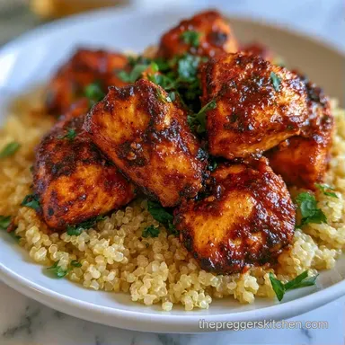 Chicken Quinoa Burrito Bowl in 30 Minutes Recipe Card
