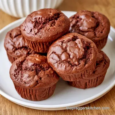 Chocolate Zucchini Muffins in 40 Minutes