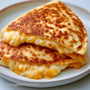 Cheese Quesadilla in 10 Minutes Recipe Card