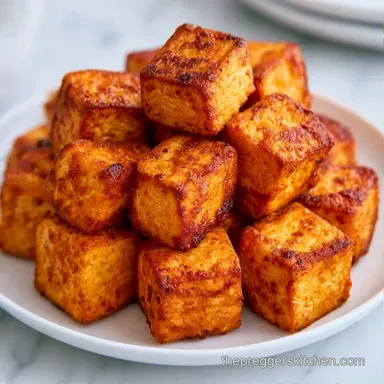 Crispy Tofu for 4 Servings Recipe Card