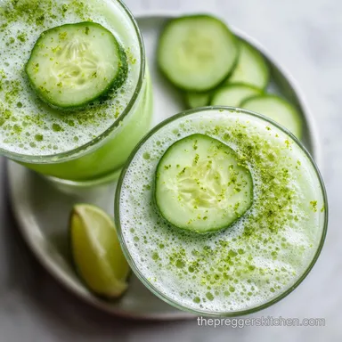 Healthy Pregnancy Mocktails: Cucumber Ginger Sparkler in 8 Minutes
