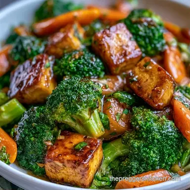 Easy Tofu Pregnancy Stirfry in 25 Minutes Recipe Card