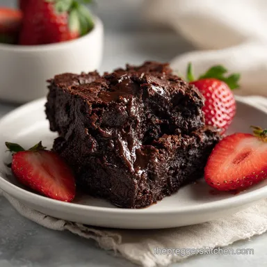 Edible Brownie Batter in 7 Minutes for 4 Servings