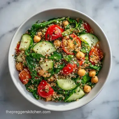 Fast Healthy Pregnancy Lunch in 15 Min Recipe Card