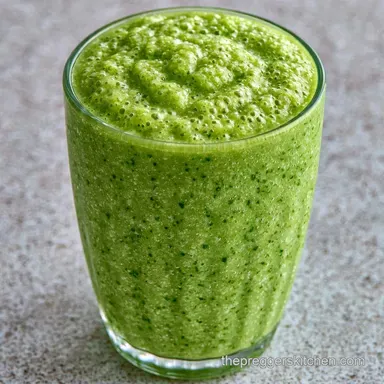 First Trimester Green Smoothie: Creamy