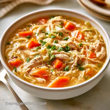 Ginger Chicken Noodle Soup in 40 Minutes