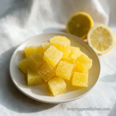 Ginger Lemon Gummies for Morning Sickness: 15 Minute Recipe Recipe Card
