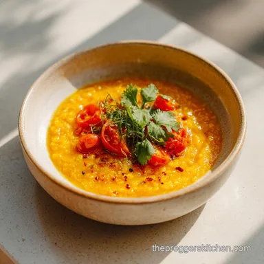 Soups for Pregnancy: Golden Ginger and Red Lentil Recipe