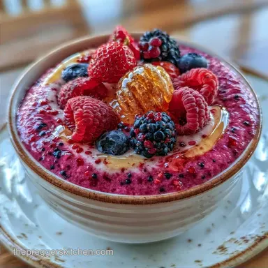 Greek Yogurt Berry Smoothie in 5 Minutes