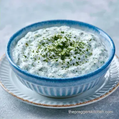 Greek Yogurt Dressing Recipe with Garlic