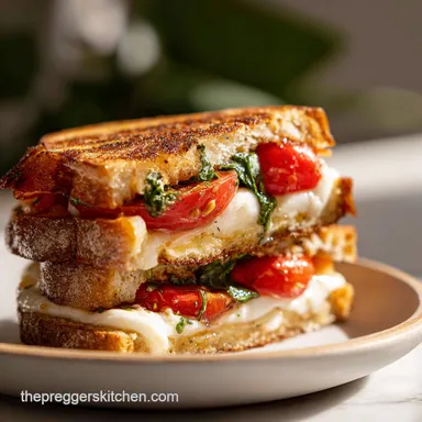 Grilled Caprese Sandwich in 18 Minutes: Crispy Sourdough Melt