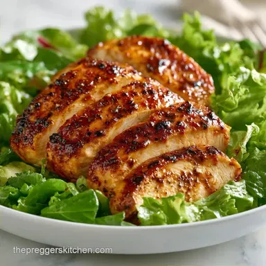 Grilled Chicken Breast Salad in 27 Min
