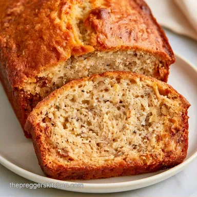 Healthy Banana Bread with Greek Yogurt Recipe Card