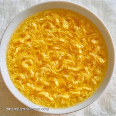 Healthy Egg Drop Soup in 10 Minutes Recipe Card
