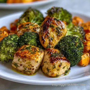 Healthy Pregnancy Chicken Dinner for 4 Recipe Card