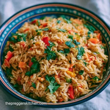 Vegetable Biryani for 6 Servings Recipe Card