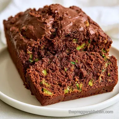 Zucchini Chocolate Bread Healthy: Baked Recipe Card