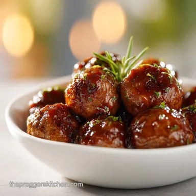 Sticky Honey Garlic Meatballs in 30 Min