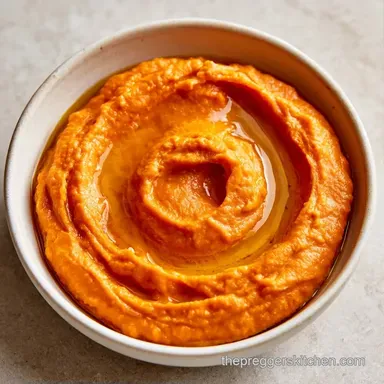 Indian Carrot Hummus in 40 Minutes Recipe Card