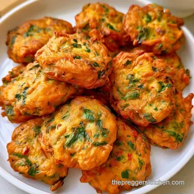 Indian Vegetable Fritters in 25 Minutes Recipe Card