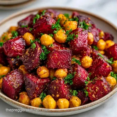 Iron Nourish Bowl with Roasted Beets Recipe Card