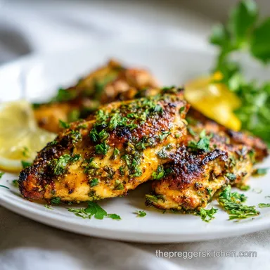 Lemon Herb Chicken for Diabetics in 35 Minutes Recipe Card