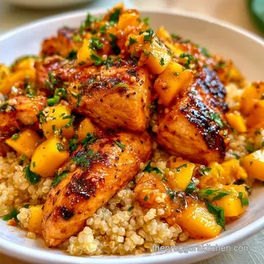 Mango Chipotle Chicken Bowl in 35 Min