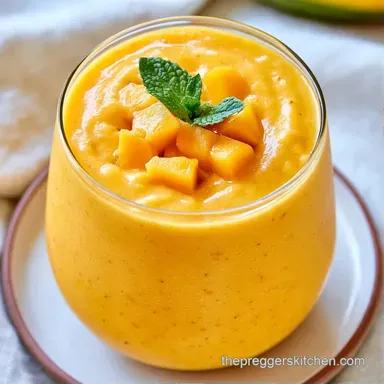 Mango Ginger Smoothie in 5 Minutes Recipe Card