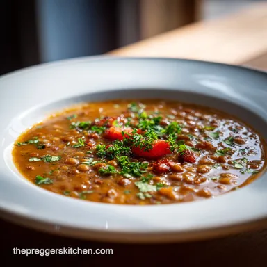 Favorite Pregnancy Soup Recipe with Lentils in 55 Minutes Recipe Card