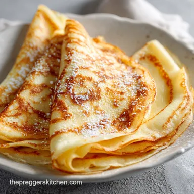 Perfect Crepe Recipe in 30 Minutes for 11 Silky Crepes Recipe Card