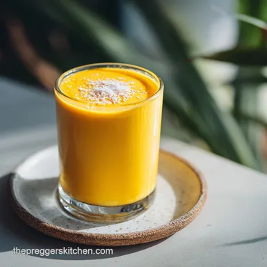 Healthy Pregnancy Smoothie for Breakfast in 5 Minutes Recipe Card